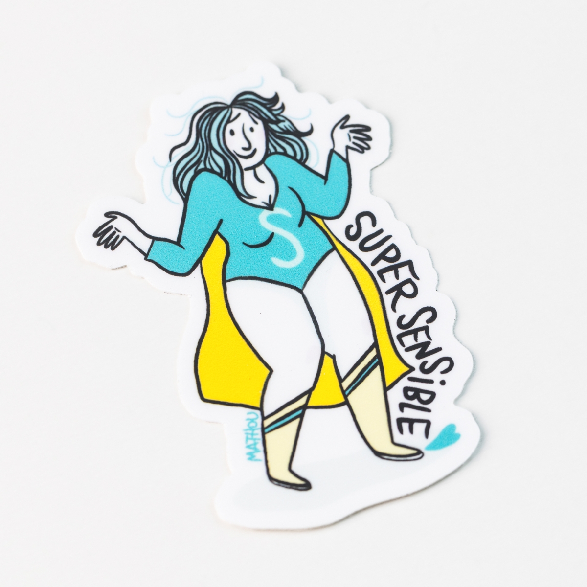 STICKER " SUPER SENSIBLE "