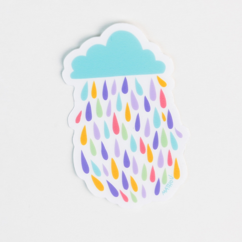 STICKER " NUAGE TRANSPARENT "