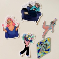 LOT DE 5 STICKERS COSY CLUB